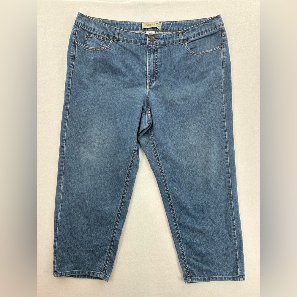 3for$20 JMS Stretch Classic Denim Cropped Jeans size: 24W